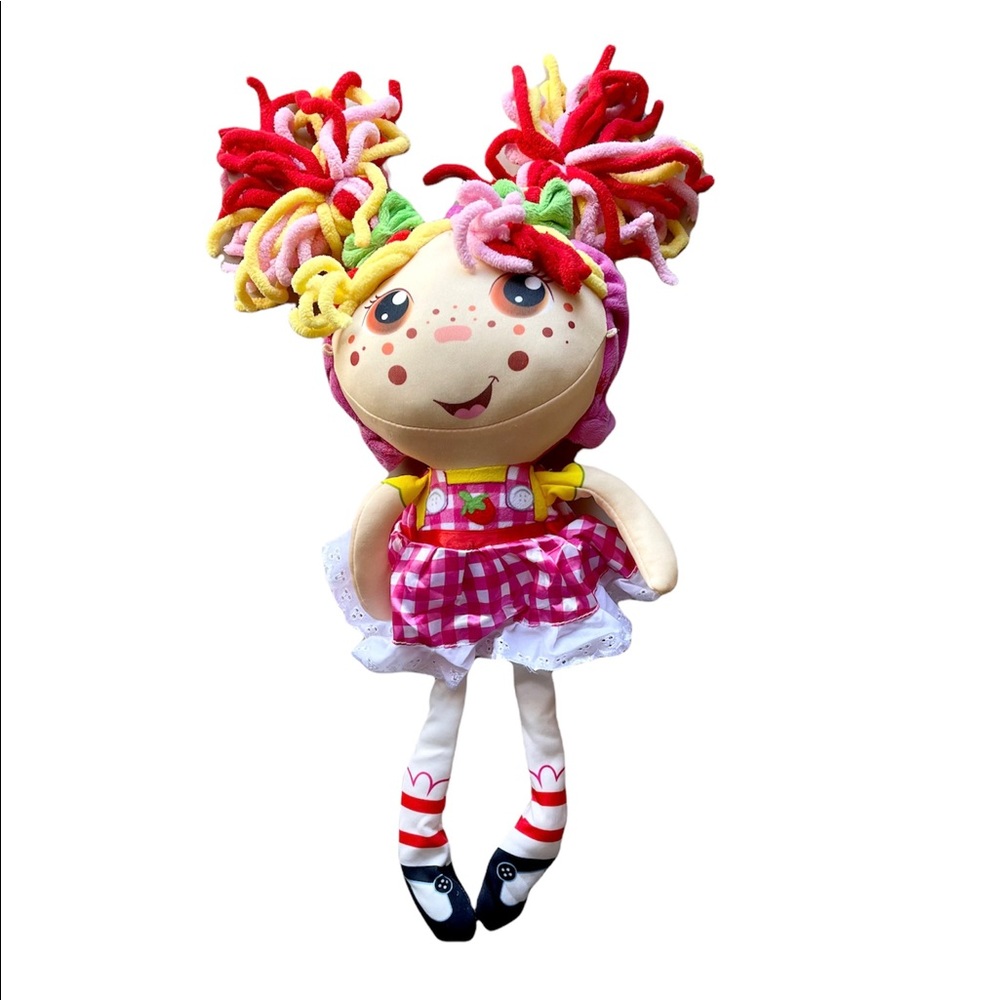 Flip Zee Girls Two-in-One Reversible Zana Very Berry Strawberry Plush